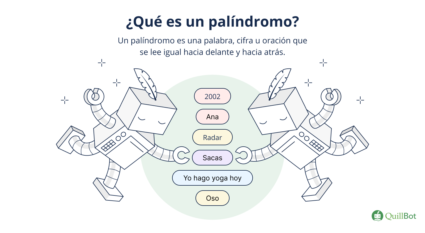 ¿Qué es un palíndromo?