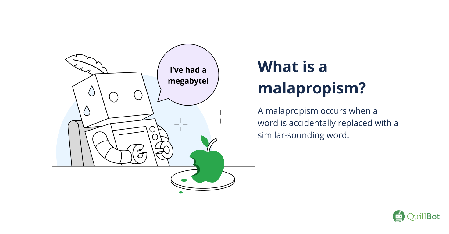 What is a malapropism?