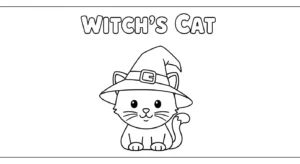 Quillbot's free AI image generator Halloween coloring pages example 5