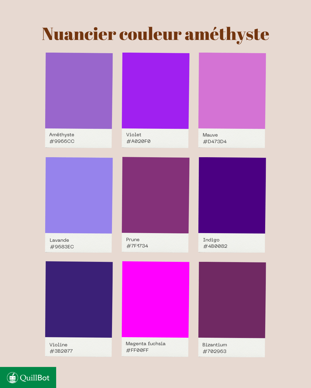 couleur amethyste