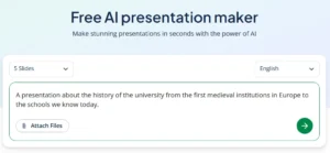 Quillbot free AI presentation maker example 1