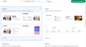 Quillbot free AI presentation maker example 3