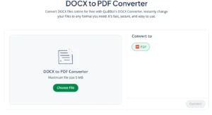 Quillbot free online DOCX to PDF converter 1