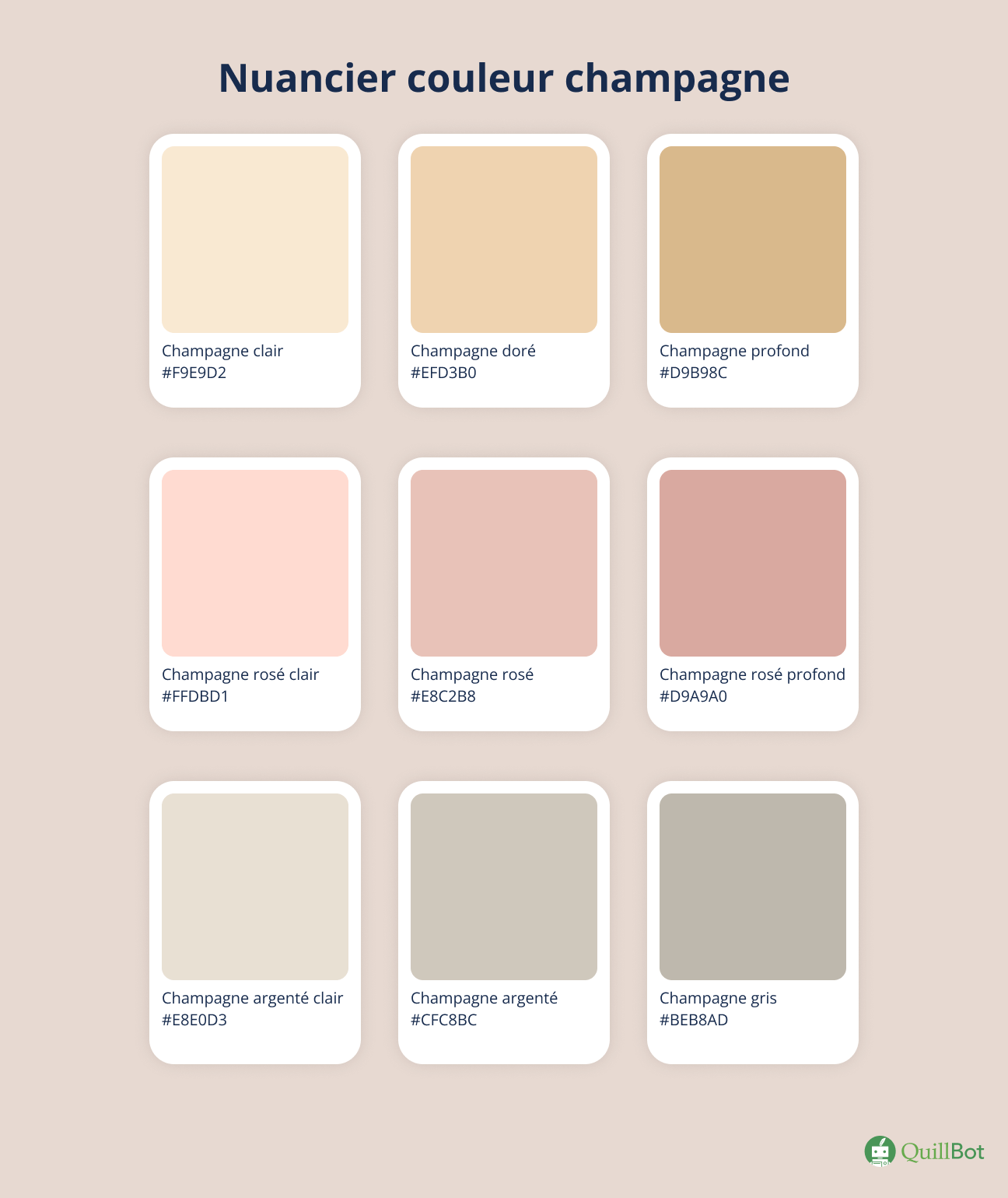 couleur champagne