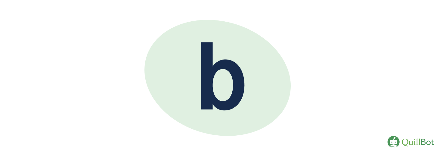 b minuscule