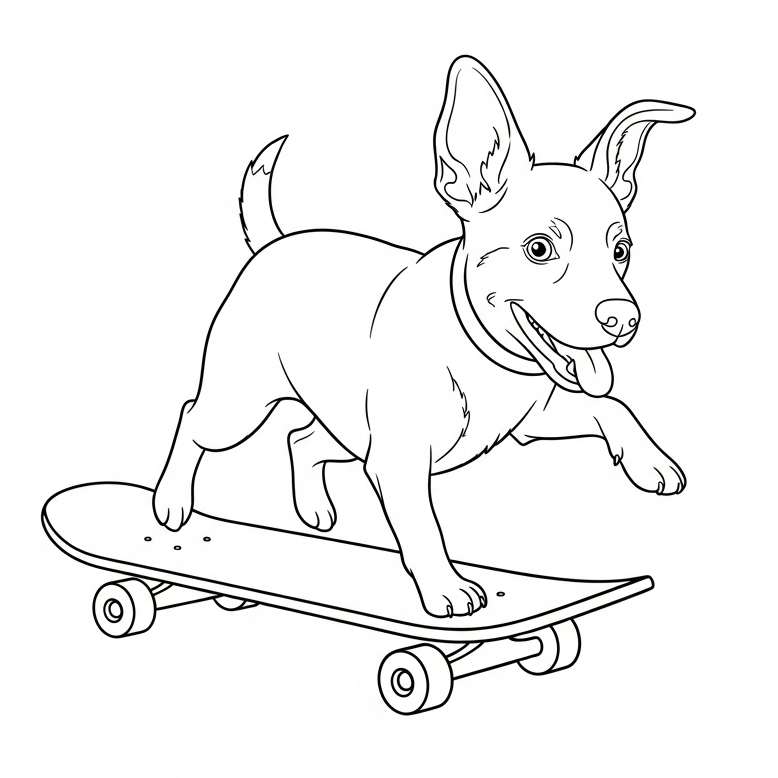Ausmalbilder Hunde
