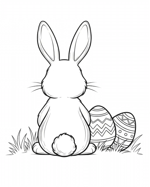Ausmalbild Ostern
