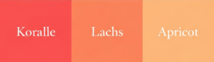 Koralle Lachs Apricot