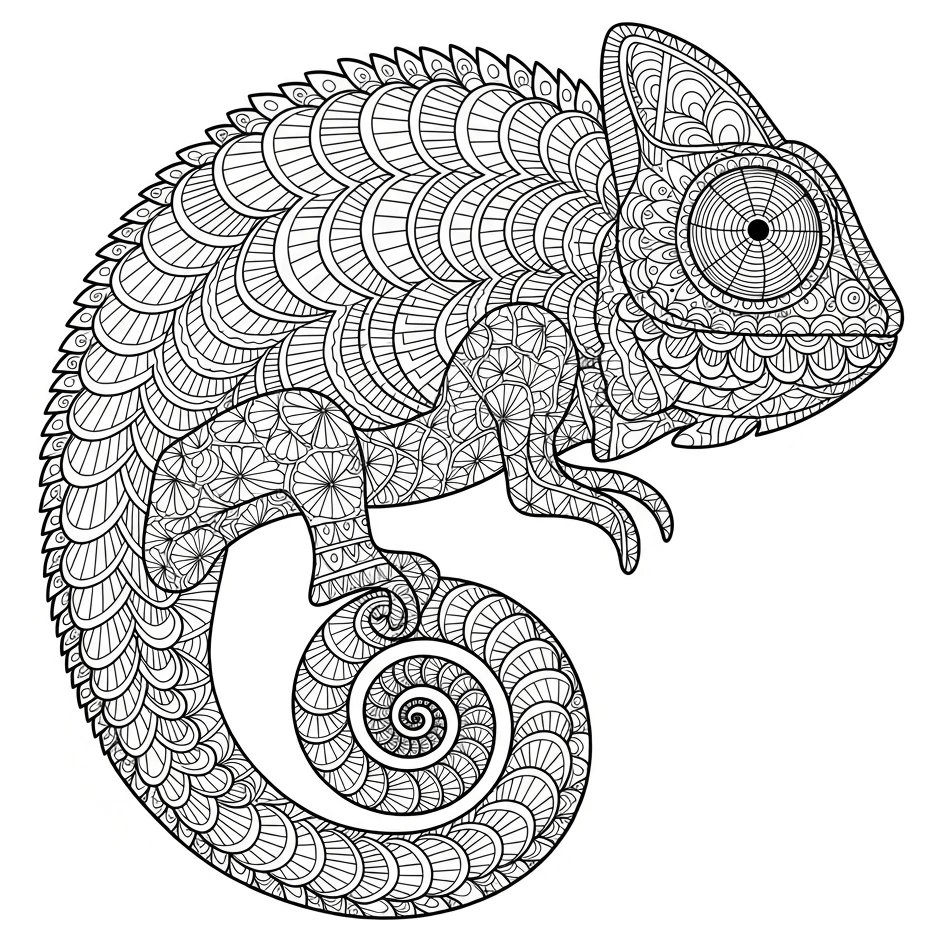 Mandala-Ausmalbild