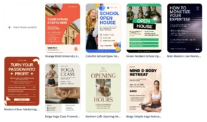 Quillbot's free poster templates