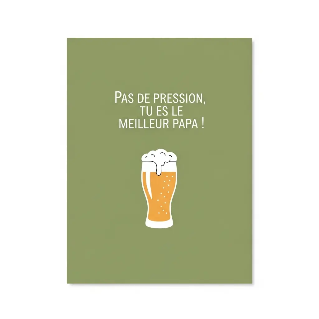 carte fête des pères humour