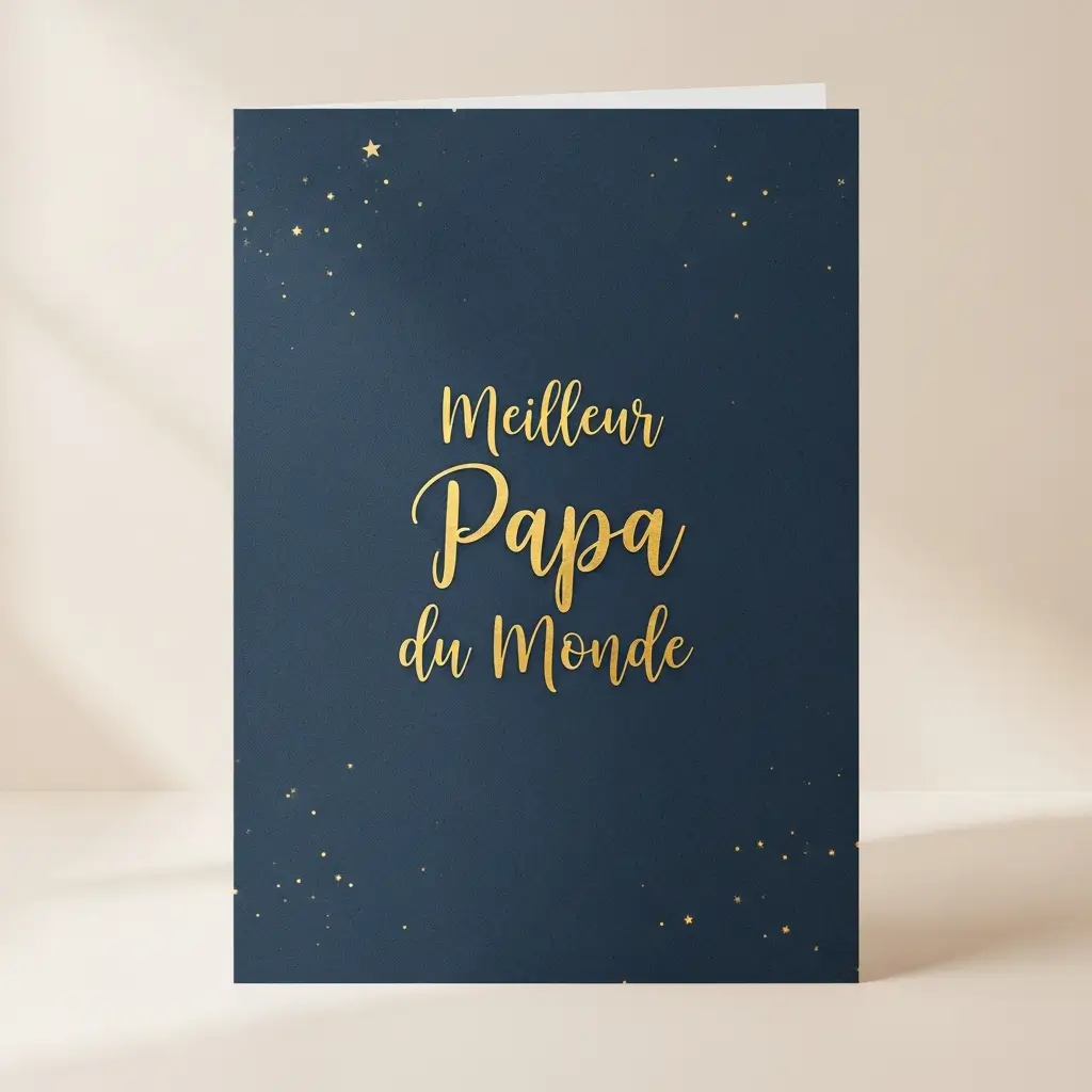 carte fête des pères meilleur papa